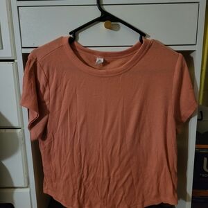 Old Navy Women's Coral Short Sleeve Tee